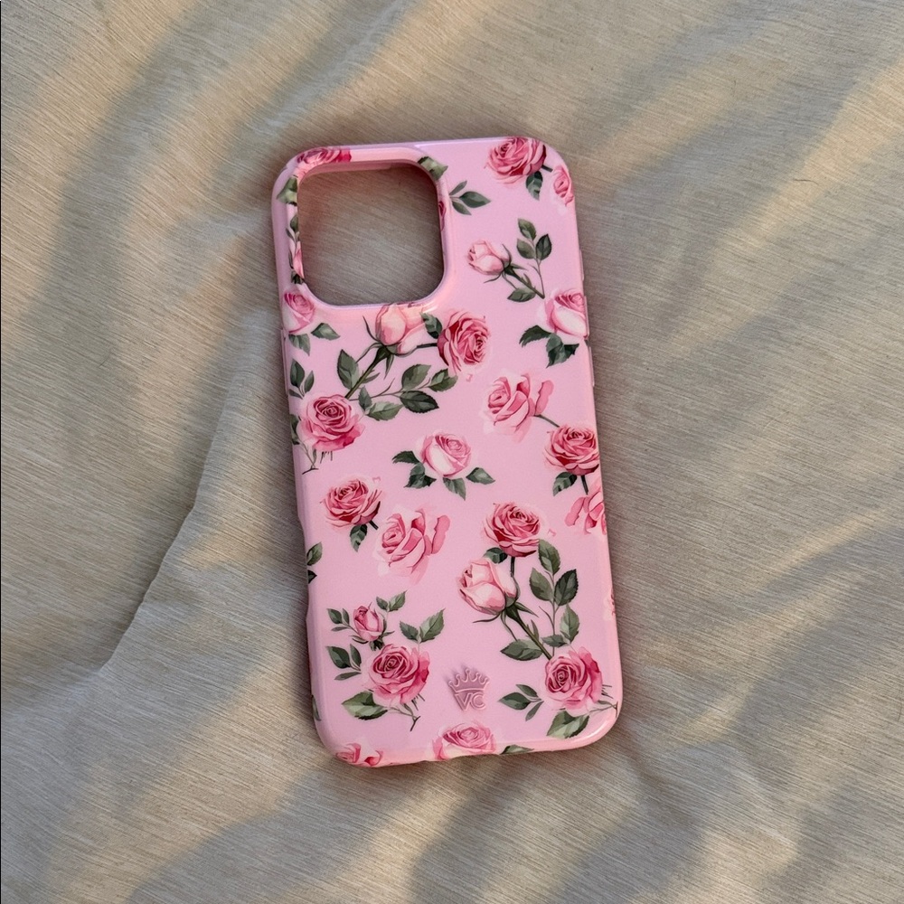 Velvet Caviar Floral Pink iPhone 16 Pro Max Case